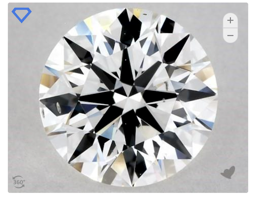 E Color SI1 Lab Grown Diamond from James Allen