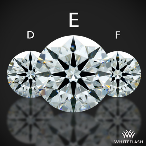 D vs E vs F Color Diamonds