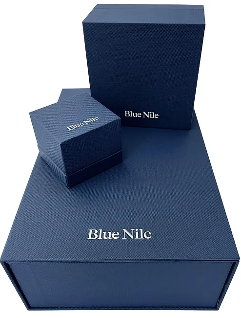 Blue Nile Blue Packaging Boxes
