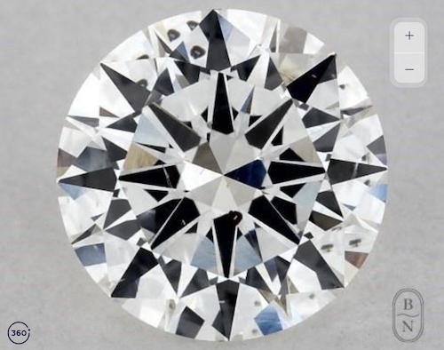 H Color Diamond from Blue Nile