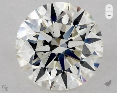 H Color Diamond from James Allen