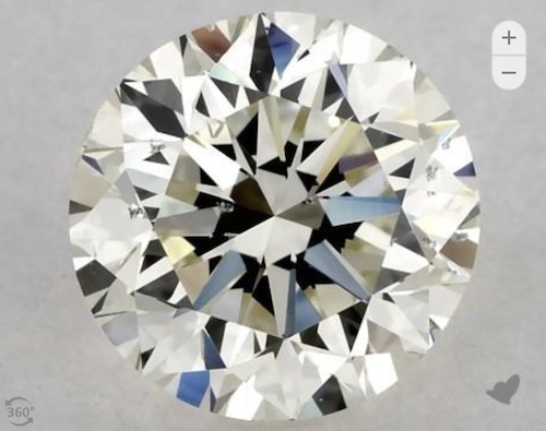 J Color Diamond from James Allen