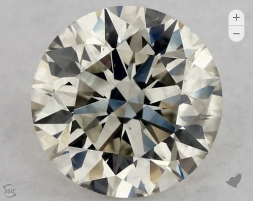 K Color Diamond from James Allen