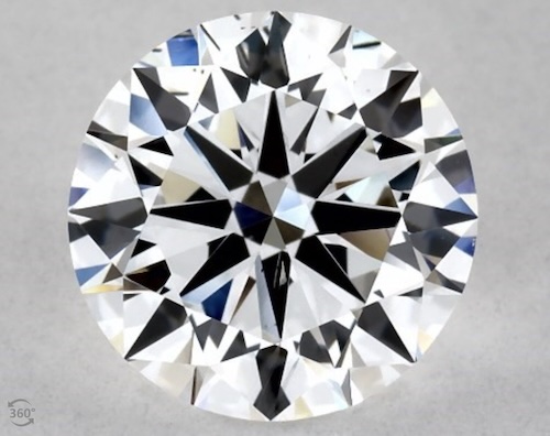 Lab Grown 1.50-Carat Round Cut D Color Diamond from Blue Nile