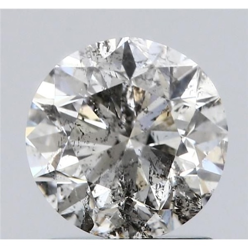 1.20 Carat Round Loose Diamond, H, I1, Very Good, HRD Certified
