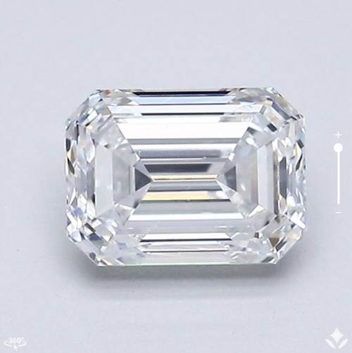 1.21 Carat D VVS2 Emerald Diamond from Brilliant Earth