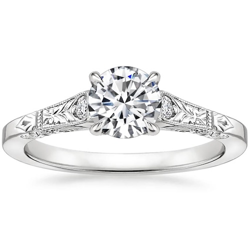 Valentina Diamond Ring in 14K White Gold
